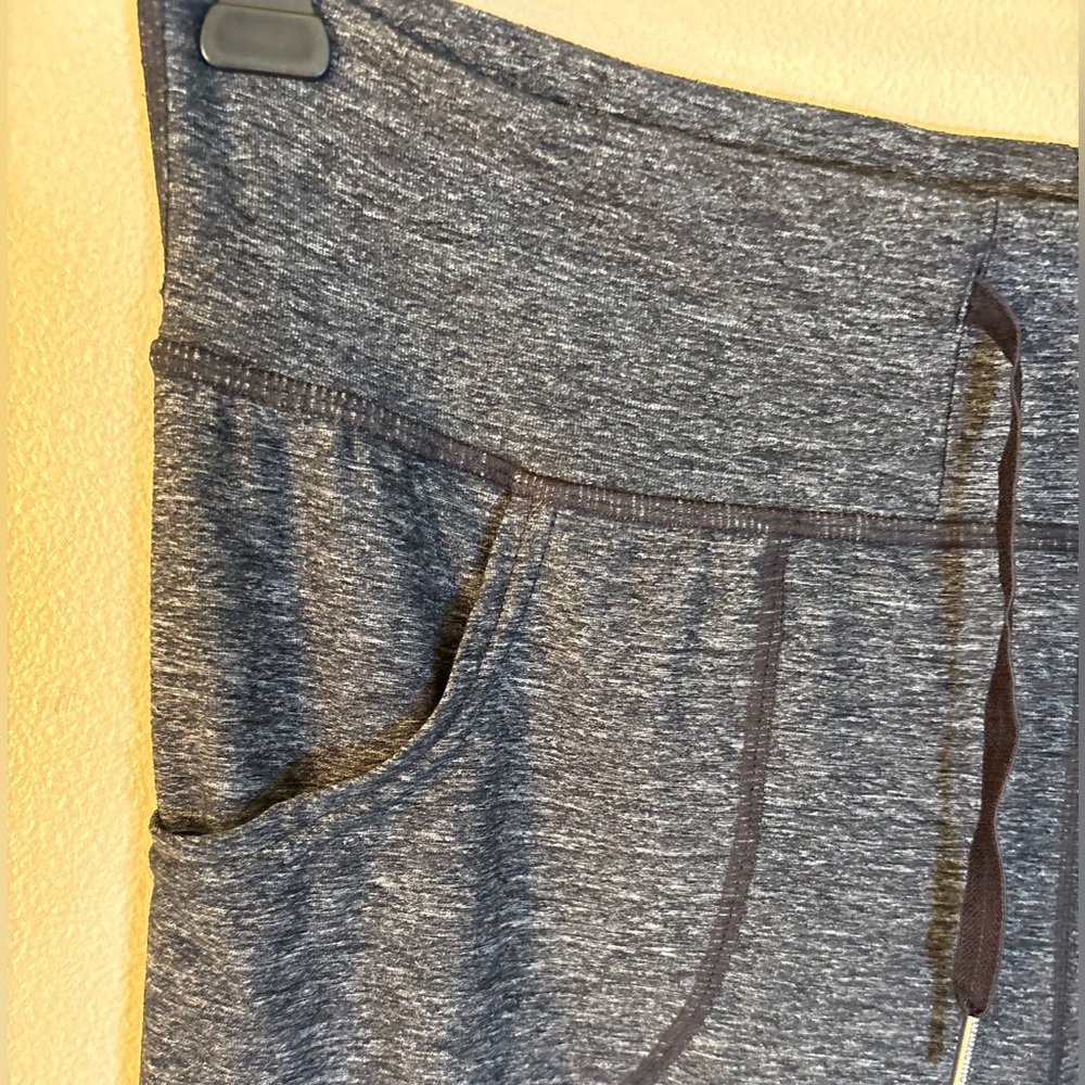 Lululemon Wide Leg Lounge Pants High Rise Drawstring Athleisure Gray - Picture 3 of 8